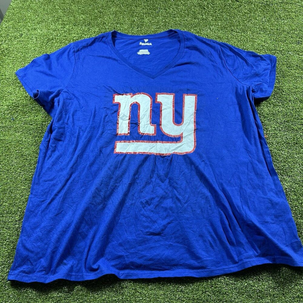 Fanatics Women’s 3XL Blue New York Giants Barkley T-shirt NWOT